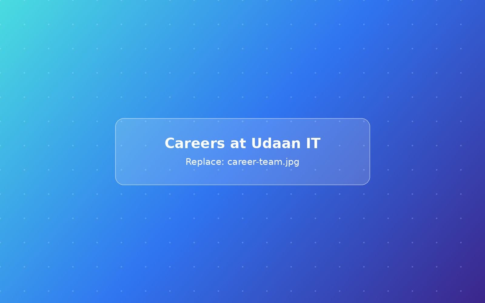 Team members working together at UDAAN IT SERVICE